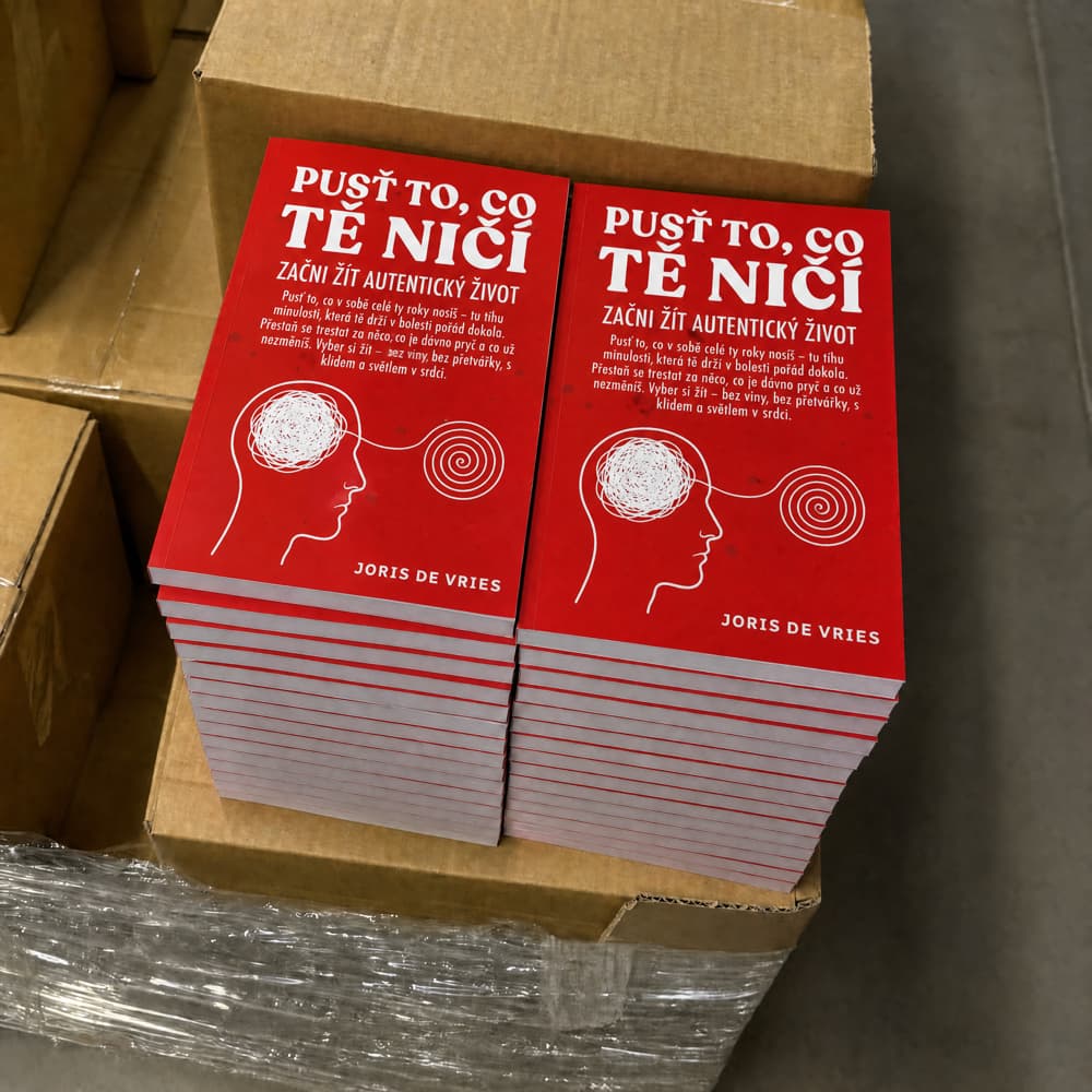 Pusť to, co tě ničí — fyzická kniha připravená k odeslání